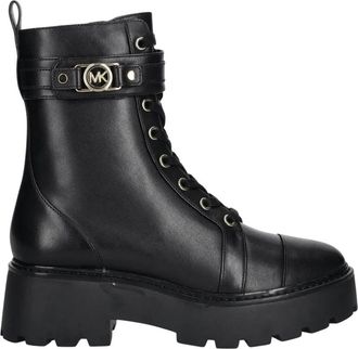 Michael Kors Mandy Enkellaars - Dames - Schoenen - Zwart - Maat: 38 EU Leer