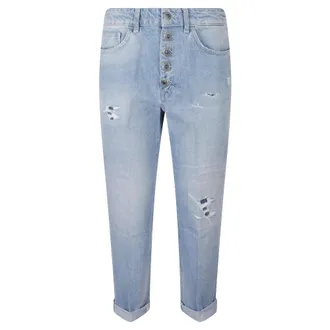 Dondup Koons Jeans - female - Dondup - Cropped Jeans - Blue - W26 - Jeans