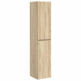 vidaXL Mueble De Ba&ntilde;o Montado En La Pared Roble Sonoma Vidaxl
