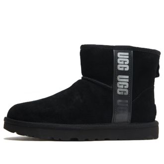 UGG (WMNS) UGG Classic Mini Side Logo II 1134962-BLK