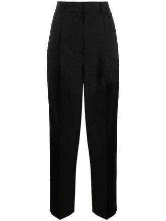 Toteme double-pleated tailored trousers - Black
