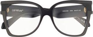 Off-white 54mm Square Optical Glasses in Black at Nordstrom Rack