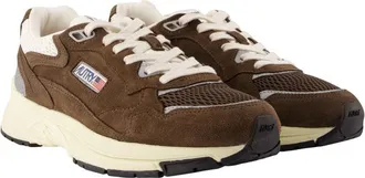 Autry Mens Hyperway Low Sneaker Brown Calfskin