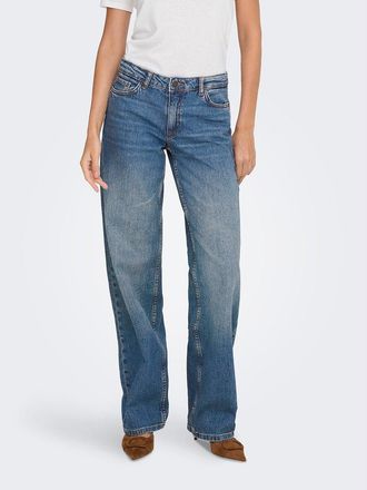 Jacqueline de Yong Wijde jeans met hoge taille