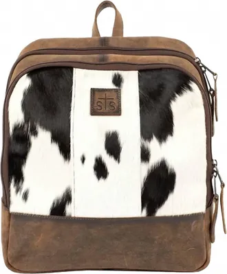StS Ranchwear Womens Cowhide Mini Backpack In Multi / Brown