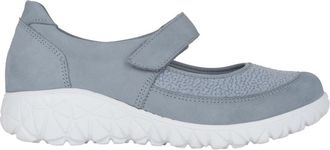 Waldl&auml;ufer Havy Strap Shoe - Dames - Sleehakken - Blauw - 38 EU - Leer - Schoenen