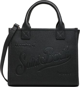 MC2 Saint Barth Rectangular Tote Bag With Embossed Branding And Adjustable Strap