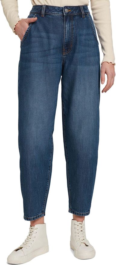 TOM TAILOR Denim Damen Jeans – Destroyed-Look, Weites Bein, Nachhaltige Baumwolle