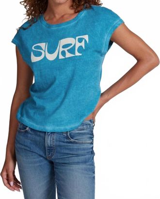 ASKK NY Muscle Tank Printed Top In Surf
