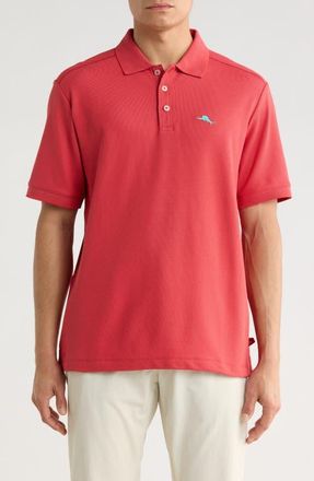 Tommy Bahama Emfielder Icon Solid IslandZone Polo in Baked Apple at Nordstrom, Size Xxx-Large