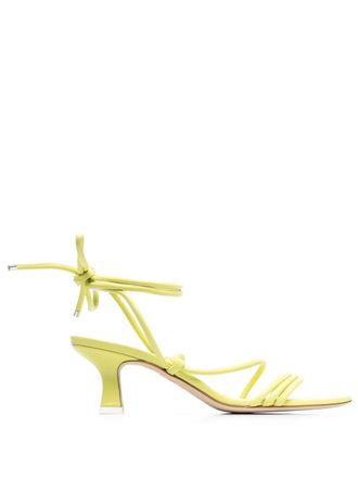 3Juin 60mm ankle tie-fastening sandals - Green