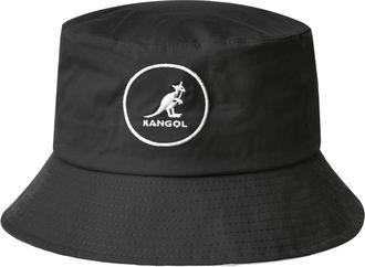 Kangol Twill Bucket Hat - Dames - Hoeden - Zwart - M - Katoen - Accessoires