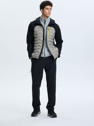 Icepeak Funktionsjacke ICEPEAK BYHALIA, Herren, Gr. 46, grau, Obermaterial: 100% Polyester, Jacken Funktionsjacke, f&uuml;r vielseitige Outdoor-Aktivit&auml;ten, wasser