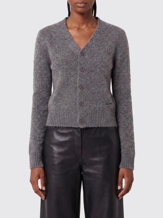 Ami Slim Fit V-Neck Alpaca Blend Cardigan
