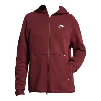 Nike Sportswear Tech Fleece Full-zip Hoodie Burgundy 928483-881