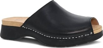 Dansko Womens Ravyn Peep Toe Sandals In Black