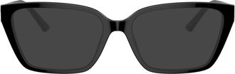 Jimmy Choo London 0jc3008 Rectangular Black Acetate Sunglasses