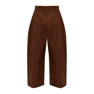 Balenciaga Heren, Broeken, Bruin, Maat: XL Katoen