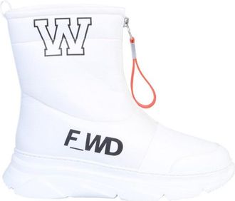 Forward High-Top Leather Boots With Rubber Sole