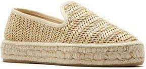 La Canadienne Clay Rattan Platform Loafer in Natural at Nordstrom Rack, Size 11