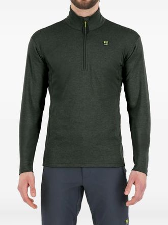 Karpos Maglione con mezza zip - Verde