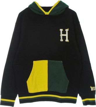 HUF Zwarte Dubbele Capuchon Langemouw Hoodie - Heren - Hoodies - Zwart - S - Katoen - Hoodies & sweatvesten