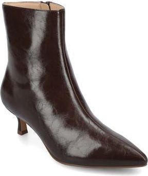 Journee Collection Arely Bootie in Chocolate at Nordstrom Rack, Size 7.5