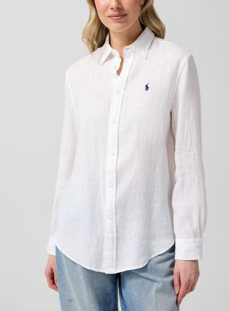 Polo Ralph Lauren Polo Shirt Ralph Lauren - Womens Pure linen logo shirt