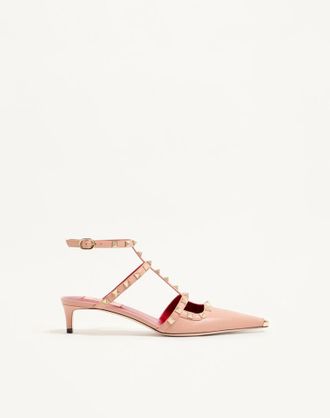 Valentino Garavani Rockstud Court Shoes in Kid Leather 40mm Woman PHARD 35.5