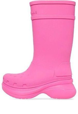 Balenciaga (WMNS) Crocs x Balenciaga Boots Bright Pink 677388W1S8E5300