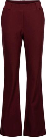 &Co Woman Penelope Flare Broeken - Dames - Wijde Broeken - Rood - 3XL - Broeken