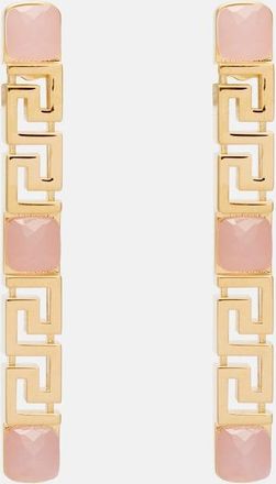 Versace Greca drop earrings