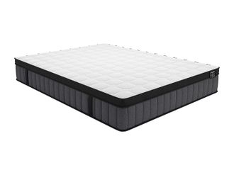 Vente-Unique Vente-unique - Materasso 160 X 200 Cm Ibrido Molle Insacchettate 7 Zone E Gel A Memoria Di Forma Sp. 25 Cm - Tolca Di Ysm&eacute;e