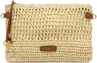 Gianni Chiarini Nefeli Pouch - female - Gianni Chiarini - Clutches - Beige - ONE SIZE - Bags