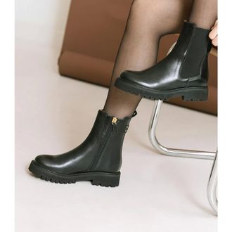 Maison Toufet Schoenen, Dames, Zwart, 40 EU, Leer, Joyce Chelsea Boot