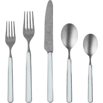 Mepra Fantasia Pewter Flatware Set - 20 Pieces in Light Blue at Nordstrom