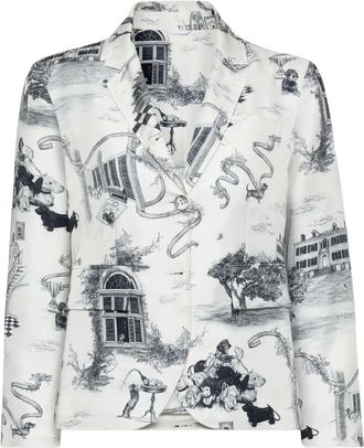 Thom Browne Blazer met lange mouwen - Wit