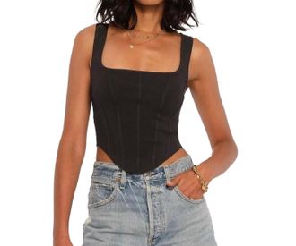 Heartloom The Herza Top In Black