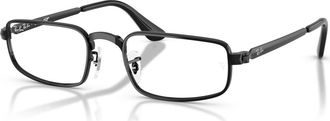 Ray-Ban 54mm Rectangle optical glasses in Black at Nordstrom