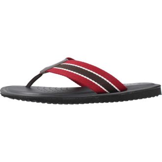 Geox U Erice - Heren - Slippers - Rood - 44 EU - Leer - Schoenen