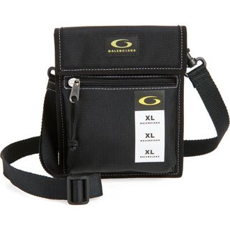 Balenciaga Explorer Crossbody Pouch in 1078 Black/Yellow/White at Nordstrom