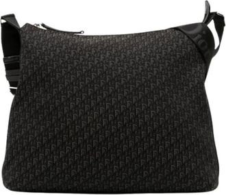 Dior Pre-owned Cross Body Bags, female, Black, Size: ONE SIZE Pre-owned Canvas Crossbody Bag