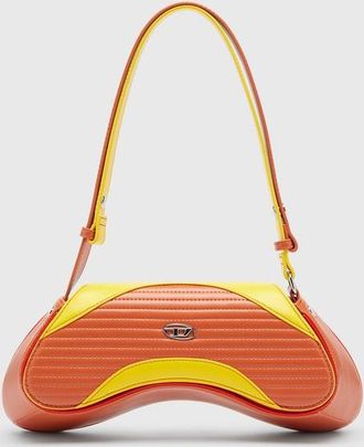Diesel Play - Crossbody bag in quilted perforated PU - Crossbody Bags - Woman - Multicolor