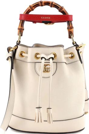 Gucci Diana Leather Mini bucket bag - Beige