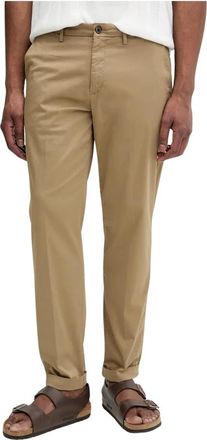 Liu Jo Slim Fit Chino Broek - Heren - Chinos - Groen - XL - Katoen - Broeken