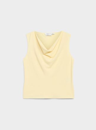 Contemporaine Womens Cowl-neck flowy Cami Top