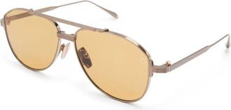 Akoni Zonnebril - Dames - Zonnebrillen - Geel - 57 MM - Accessoires
