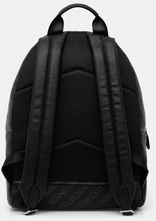Karl Lagerfeld Monogram Rugzak - Heren - Rugzakken - Zwart - ONE Size - Leer - Tassen