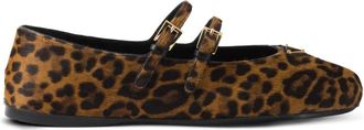 Prada Ballerine con stampa - Marrone