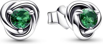 Pandora May Birthstone Eternity Circle Stud Earrings